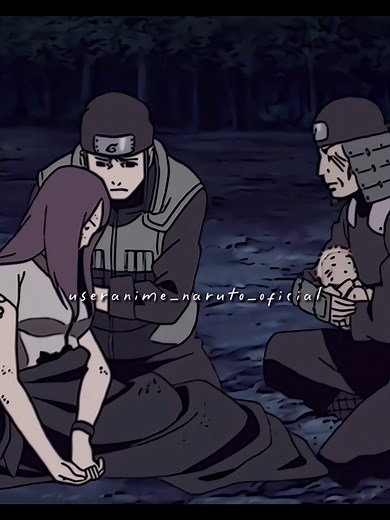 Kushina pide a Hiruzen cuidar de Naruto | Escena emotiva
