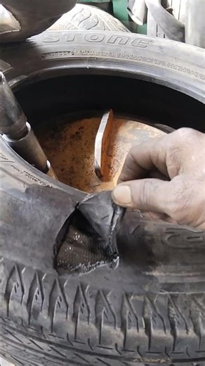 Big cut repair side wall car #automobile #tyer #sorts #tyres