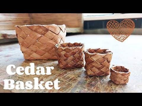 How To Weave A Cedar Bark Basket - Nick McMillen