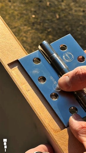 This Door Hinge Installation Is So Perfect It Feels Illegal | Woodworking Tools