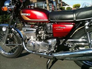 Suzuki GT550 Restored Motorcycle from 1976
