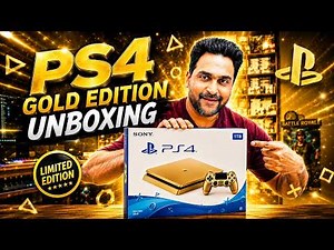 ✨ NEW PS4 SLIM 1TB GOLD EDITION UNBOXING & FIRST LOOK || E3 GAMING