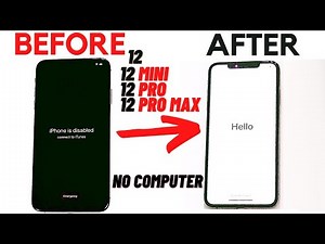 How to Reset/Restore iPhone 12/12 Mini/12 Pro - Without Computer, or iTunes