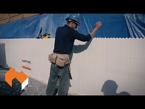 How To - Stacking Amvic ICF Wall