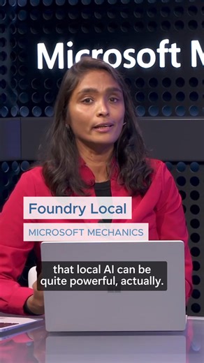 Run AI locally for offline access, full data privacy, and zero inference cost. Check out Foundry Local. https://youtu.be/qL3HADDI6W4 Build powerful AI apps that run locally on any device—Windows, macOS, or mobile—without relying on the cloud using Foundry Local. Leverage full hardware performance, keep data private, reduce latency, and predict costs, even in offline or low-connectivity scenarios. #FoundryLocal #microsoft #azureai #ai #genai #azureopenai | Microsoft Mechanics