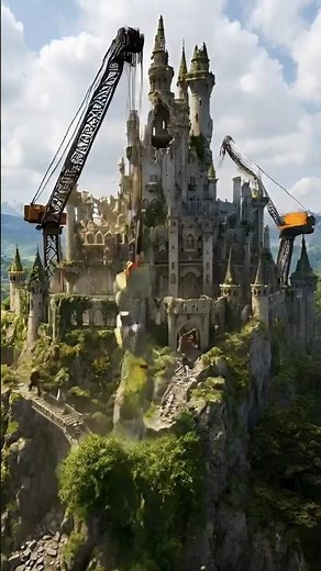 Epic Cliff Castle Restoration Timelapse