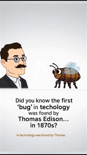 The first tech bug? #history #shorts #facts #education