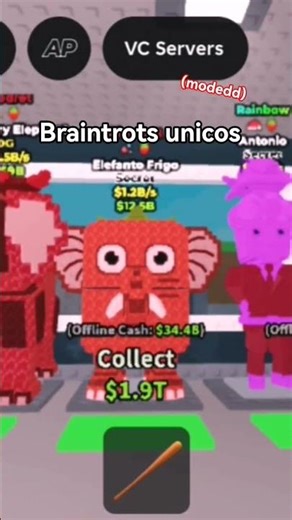 braintrots unicos #moded #roblox #robaunbrainrot