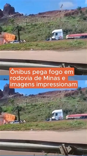 𝐏𝐨𝐫𝐭𝐚𝐥 𝐝𝐨 𝐂𝐞𝐫𝐫𝐚𝐝𝐨 on Instagram: "Um incêndio envolvendo um ônibus de turismo assustou quem passava pela Rodovia Fernão Dias na manhã desta sexta-feira (9/1), na altura da Serra de Igarapé, km 529, em Minas Gerais. Imagens gravadas por pessoas que estavam no local mostram o veículo já tomado pelo fogo na pista. Pouco depois, ainda em chamas, o ônibus desceu a rodovia de forma desgovernada, causando pânico entre os motoristas que trafegavam pela região. Apesar do susto, todos os pas