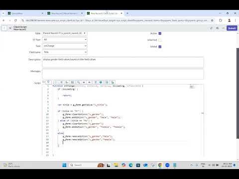 Batch 25 || Servicenow Class 38 Video 1 || Client Scripts Examples || ‪@anjireddygade‬