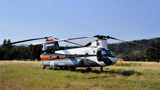 We are excited to share that the CAL FIRE Exclusive Use Chinook Helicopter is now based at Napa County Airport. 8PJ (8 Papa Juliet) is a Type 1 helicopter that has the ability to drop up to 2,800 gallons of water and has full nighttime operation capabilities. The helicopter is scheduled to be based out of Napa County Airport until Oct. 28. This is one of many aircraft’s that are available within the CAL FIRE Sonoma-Lake-Napa Unit. | CAL FIRE Sonoma-Lake-Napa Unit