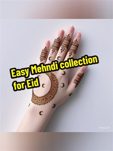 Stylish Easy Mehndi Designs for Eid 2026