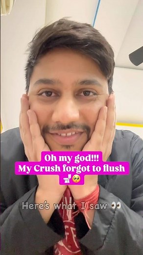 OMG! 💐Crush ki 💩🚽 dekhli #shorts #funny #shortsviral