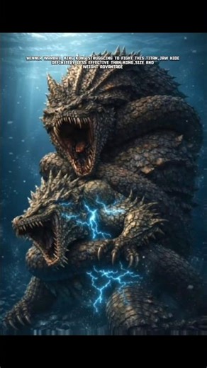 “Sea Predator Swarm vs Jawhide (Epic Kaiju Fight) pliosaurus,warbat,etc”#ai#sea#shorts