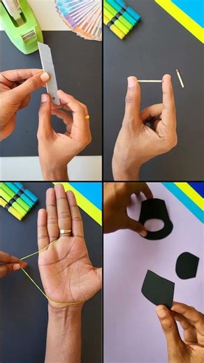 4 easy magic trick , how to do magic , colour canging paper toy , money magic