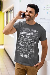 Big Bang Theory Theme Song T-shirt: Nerdy Universe Tee - Etsy