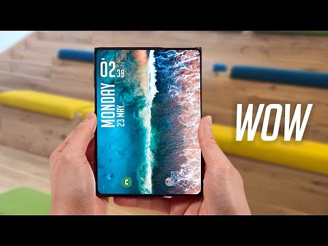 Samsung's Rollable Phone - This Hands On Video Will Blow Your Mind