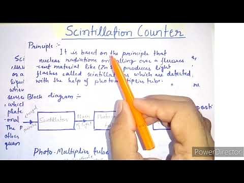 Scintillation Counter//Experimental Techniques//Principle, block diagram, definition, working.