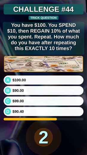 This Money Math Fools Everyone on the First Try 😵 #shorts