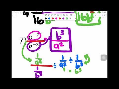 Chapter 6 Review Packet #1-15 (Exponent Rules)