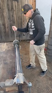 “The Revolver “ tube twister I built this tool from some scrap metal and a few old used transmission gears, bearings and shaft A half inch drive socket was welded on the end to accept the breaker bar, that was used to perform the twist This was the first test twist, with reversing to produce the basket forming The four tubes used in the video are 16gauge 3/4” o.d. and are 3 feet long It was made in two pieces so that you can twist longer pieces and then clamped to a table at the desired length #