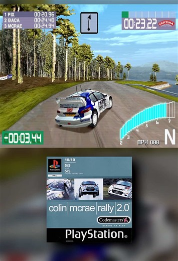 Colin McRae Rally 2.0 Playstation 1 Racing Game Review