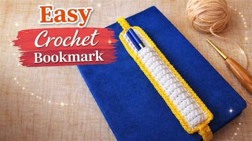 How to crochet a simple bookmark: Easy, practical pattern for beginners
