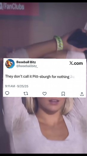 They don’t call it Pitt-burgh for nothing #baseball #dove #oldspice #mlb