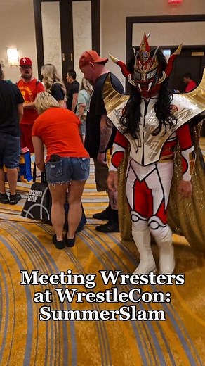Meeting Wrestlers at WrestleCon NJ 🤙SummerSlam Weekend 2025 . @worldwrestlingcosplayers @officialwrestlecon . . #SummerSlam #aew #wwe #themachoverse #tonistorm #okada #wrestlecon #worldwrestlingcosplayers #NJ #harleycameron #kokobware #ironsheik #cosplay #stonecold #randysavage #machoman #cosplayers #summertime | The Machoverse