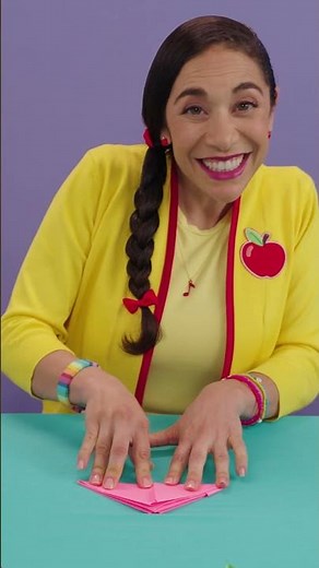 Row Row Row Your PAPER Boat! 🚣 Ms Appleberry CoComelon Nursery Rhymes #shorts