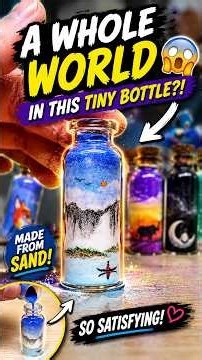 The Ultimate Satisfying Miniature Sand Art Compilation | Relaxing DIY Jar Landscapes 🌊✨