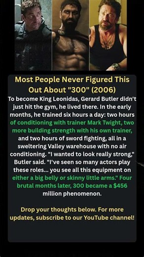 Most People Never Figured This Out About "300" (2006)