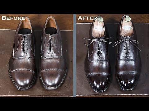 How To Shine A New Pair of Allen Edmonds? | Shoeshine Tutorial