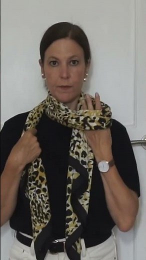 How to tie a Square Scarf #shorts