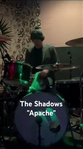 The Shadows " Apache" Drum jam, improvised cover