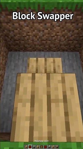 Minecraft Block Swapper…🤯(World's Smallest Violin) #minecraft #shorts