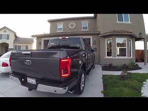 Borla exhaust install and sound comparison on a F150