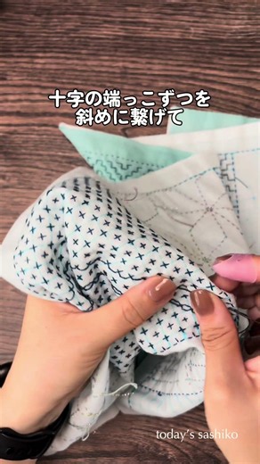 You can do cross-stitch flower embroidery starting from a 1cm grid! Let's enjoy cross-stitch flow...