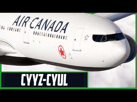 MSFS2024 | Real World Air Canada OPS | Toronto - Montreal | iniBuilds A330-300 | VATSIM