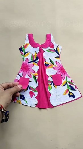 136K views · 1K reactions | Baby Dress making Ideas #babydress #dresses #designerdress #reels #virałpost #reelsvideo | Easy Sewing Tutorial | Facebook