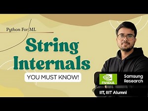 1.6.2 String in Python | Interning & Memory layout | Hindi
