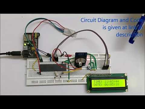 Interfacing RTC Module DS3231 with PIC16F877A Microcontroller