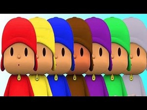 Learning Colors Animation Compilation Talking Pocoyo Great make for children #17