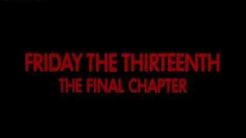 Friday the 13th The Final Chapter Trailer