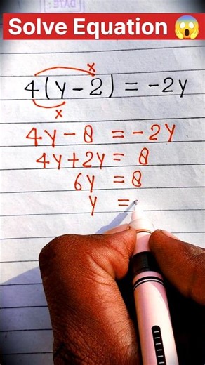 Solve equation 😱 || Maths easy trick #shorts #mathstricks #maths #ssc #railway #govtjobs