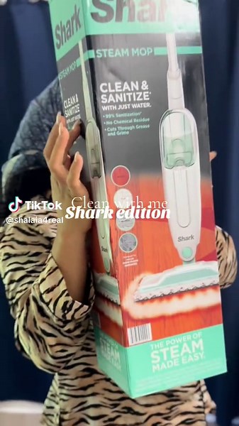 We have hardwood flooring all throughout the house and I just didn't want to use the kitchen mop on our upstairs floors so this #sharksteammop was the perfect housewarming gift that solved a need and got the job done!✅