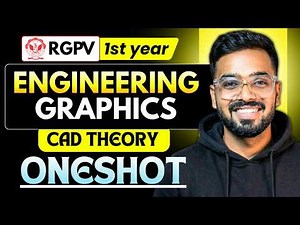 Engineering Graphics (CAD Theory) in 1 video | B.Tech Semester Exams