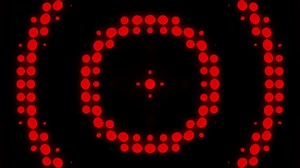 Neon Pulse. Rhythmic Rings VJ Loop