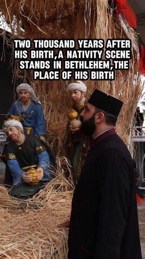 ‎The Christians Of The East ✞ ن‎ on Instagram: "Two millennia after His birth, in Bethlehem, the place where He was born, the same land gathers once again to set up a Nativity scene, recalling the moment of His birth and the reality of that time. It stands as a testimony to the world of how His birth changed history. His birth divided time itself and transformed humanity forever. After years without Christmas celebrations in Bethlehem, Palestine the city today lights up with Christmas trees and 