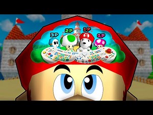 Mario 64 but everyone controls the same Mario